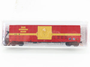 N Scale Micro-Trains MTL 25640 HSW Helena Southwest 50' Rib Side Box Car #1036