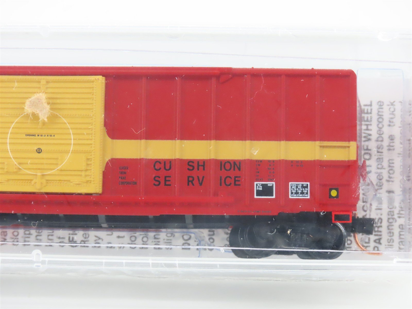 N Scale Micro-Trains MTL 25640 HSW Helena Southwest 50' Rib Side Box Car #1036