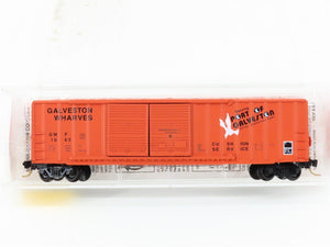 N Scale Micro-Trains MTL 30040 GWF Galveston Wharves 50' Rib Side Box Car #1063