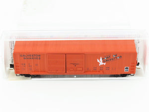 N Scale Micro-Trains MTL 30040 GWF Galveston Wharves 50' Rib Side Box Car #1063