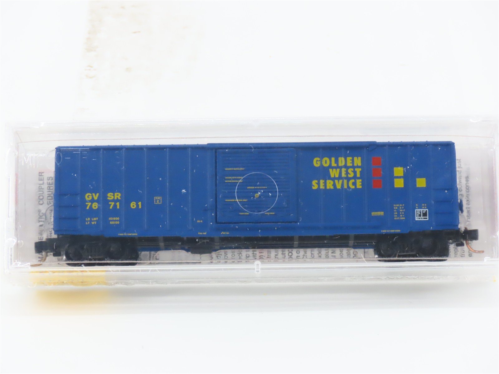 N Scale Micro-Trains MTL 25520 GVSR Golden West Service 50' Box Car #767161