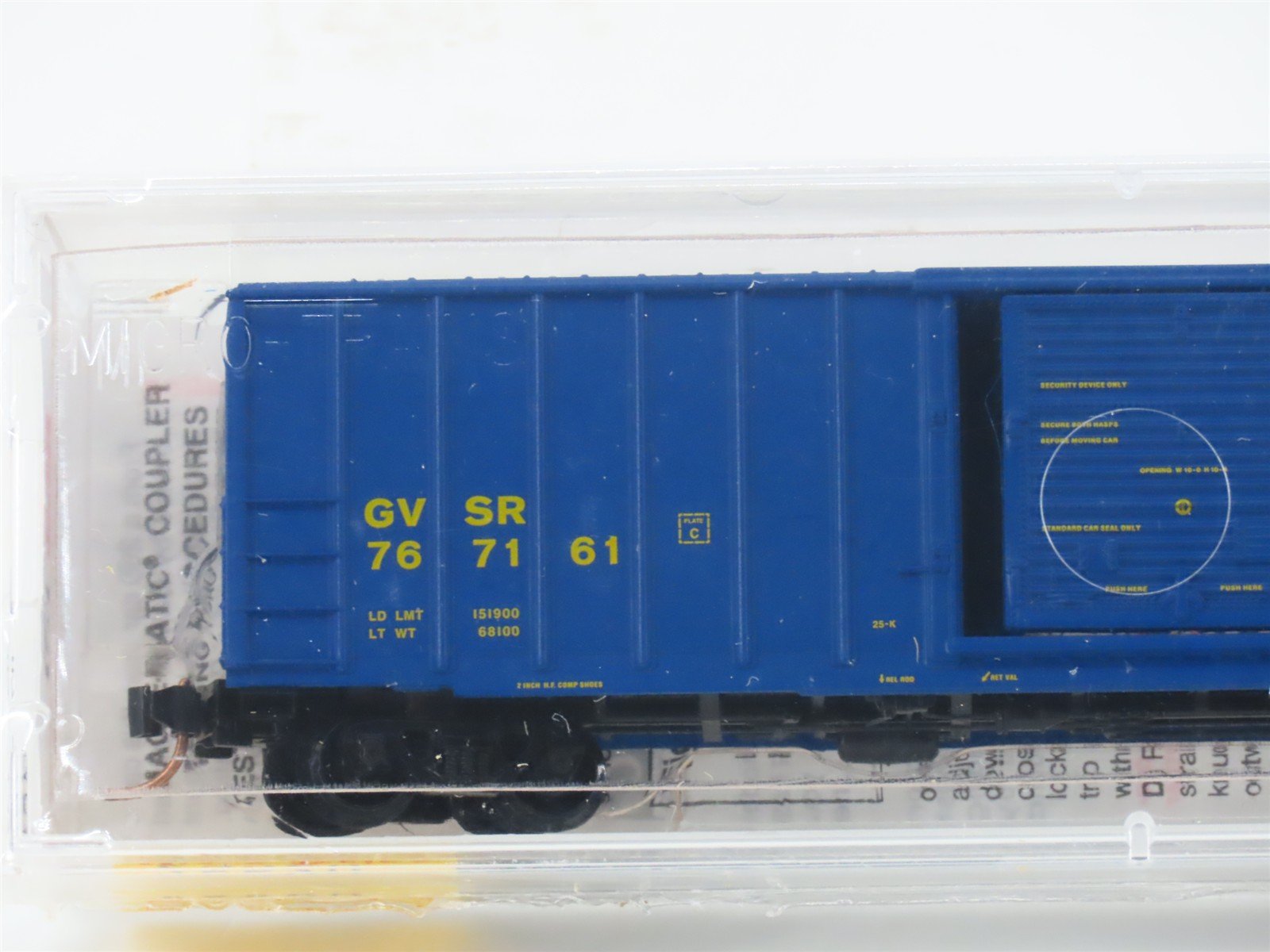 N Scale Micro-Trains MTL 25520 GVSR Golden West Service 50' Box Car #767161