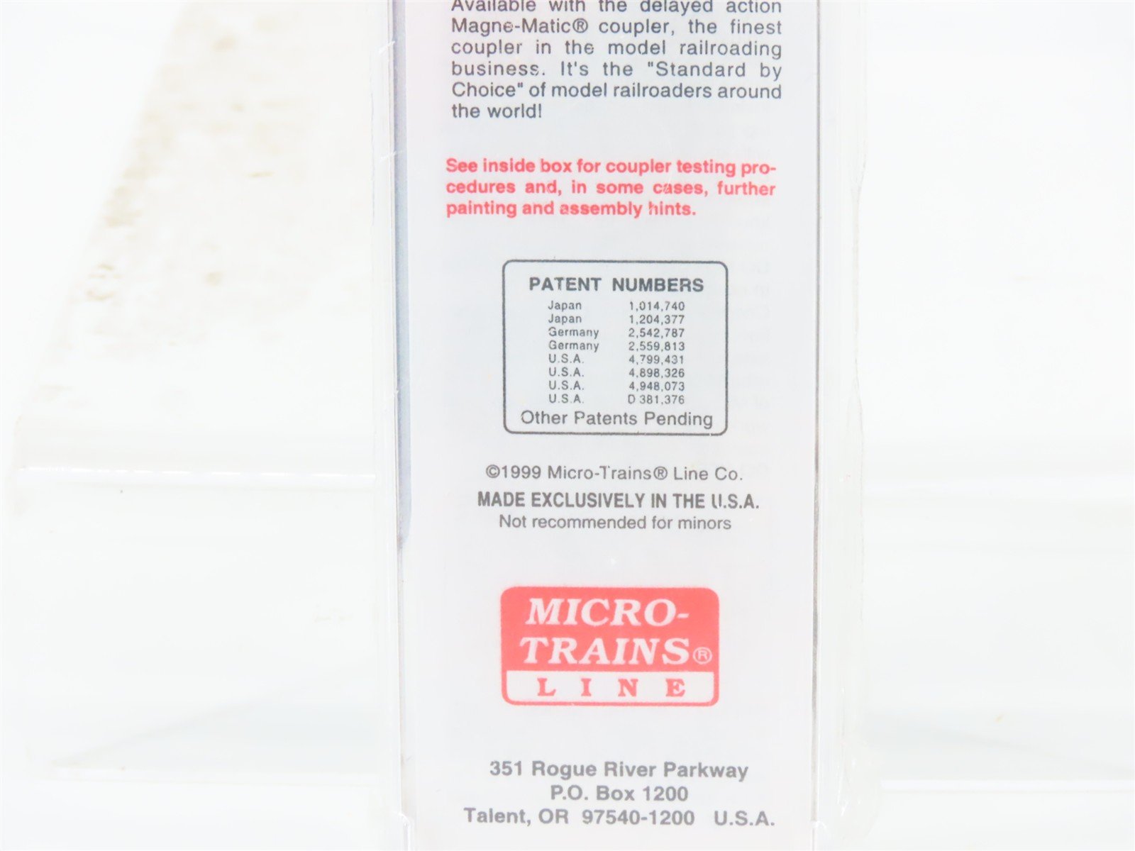 N Scale Micro-Trains MTL 25520 GVSR Golden West Service 50' Box Car #767161