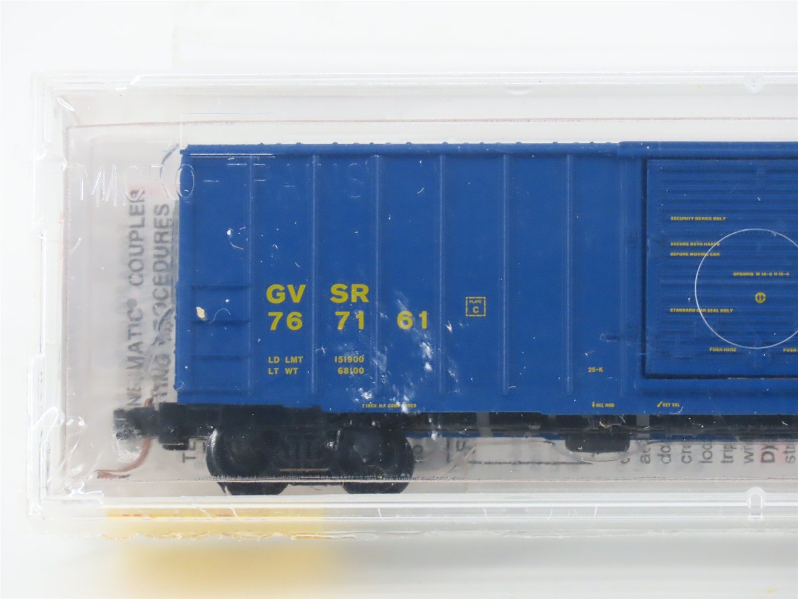 N Scale Micro-Trains MTL 25520 GVSR Golden West Service 50' Box Car #767161