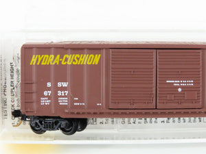 N Scale Micro-Trains MTL 30060 SSW Cotton Belt 50' Rib Side Box Car #67317