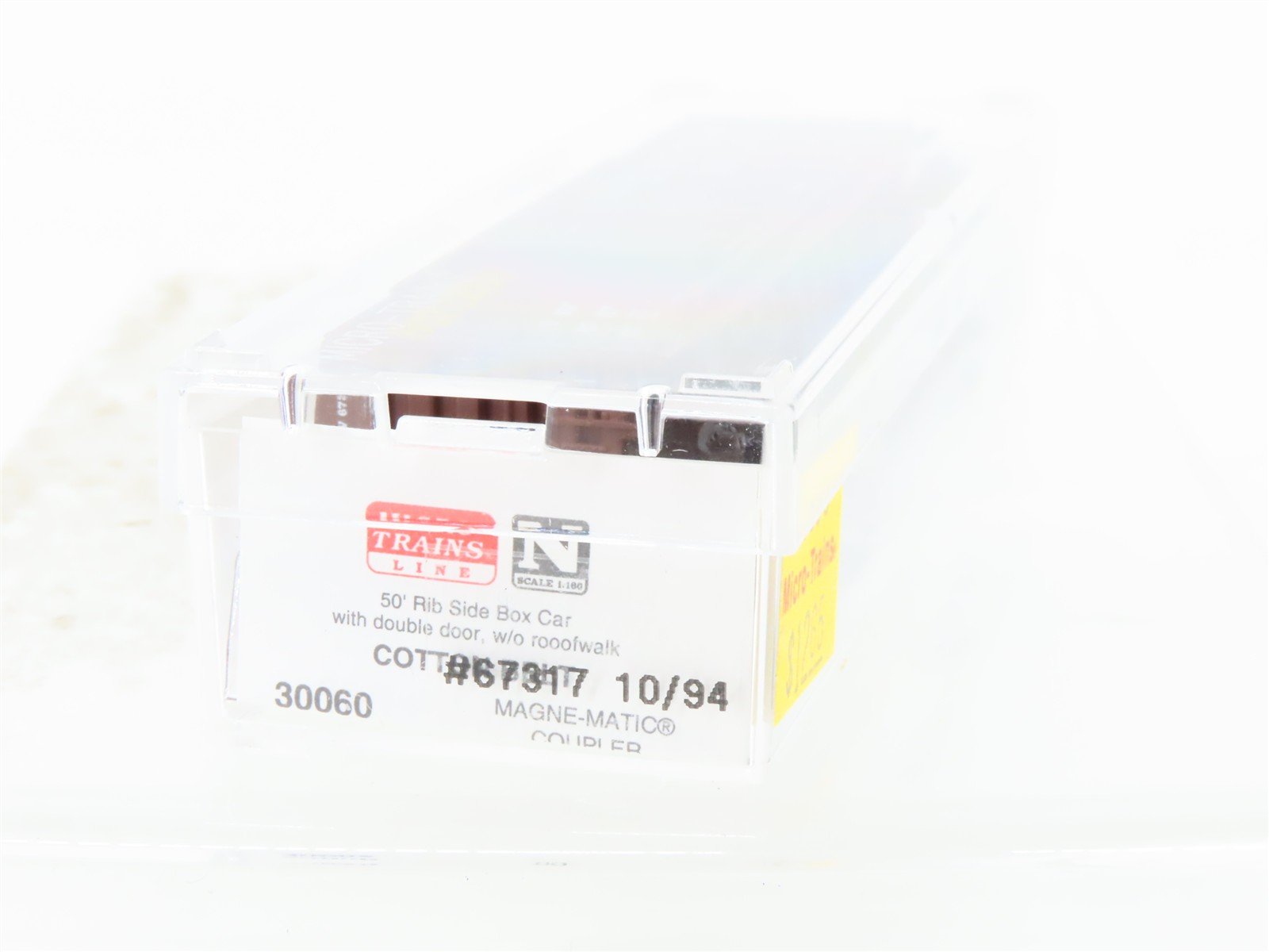N Scale Micro-Trains MTL 30060 SSW Cotton Belt 50' Rib Side Box Car #67317
