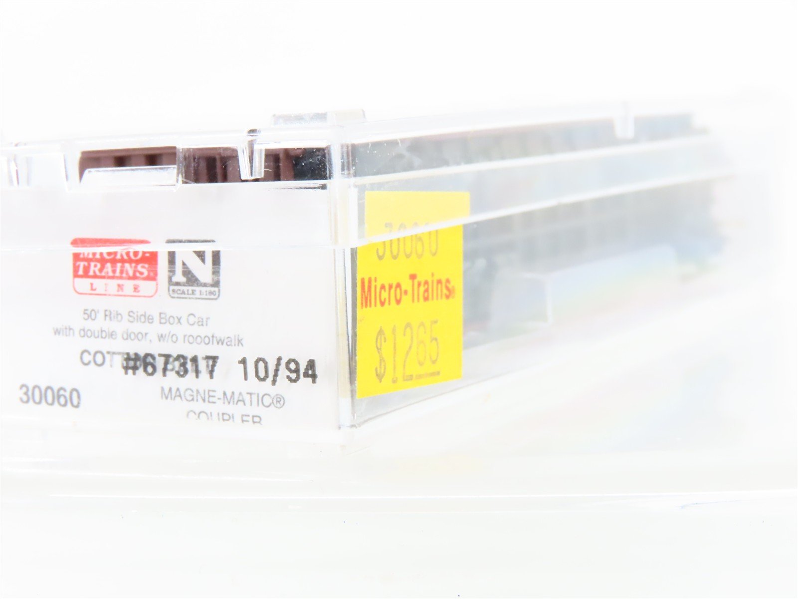 N Scale Micro-Trains MTL 30060 SSW Cotton Belt 50' Rib Side Box Car #67317