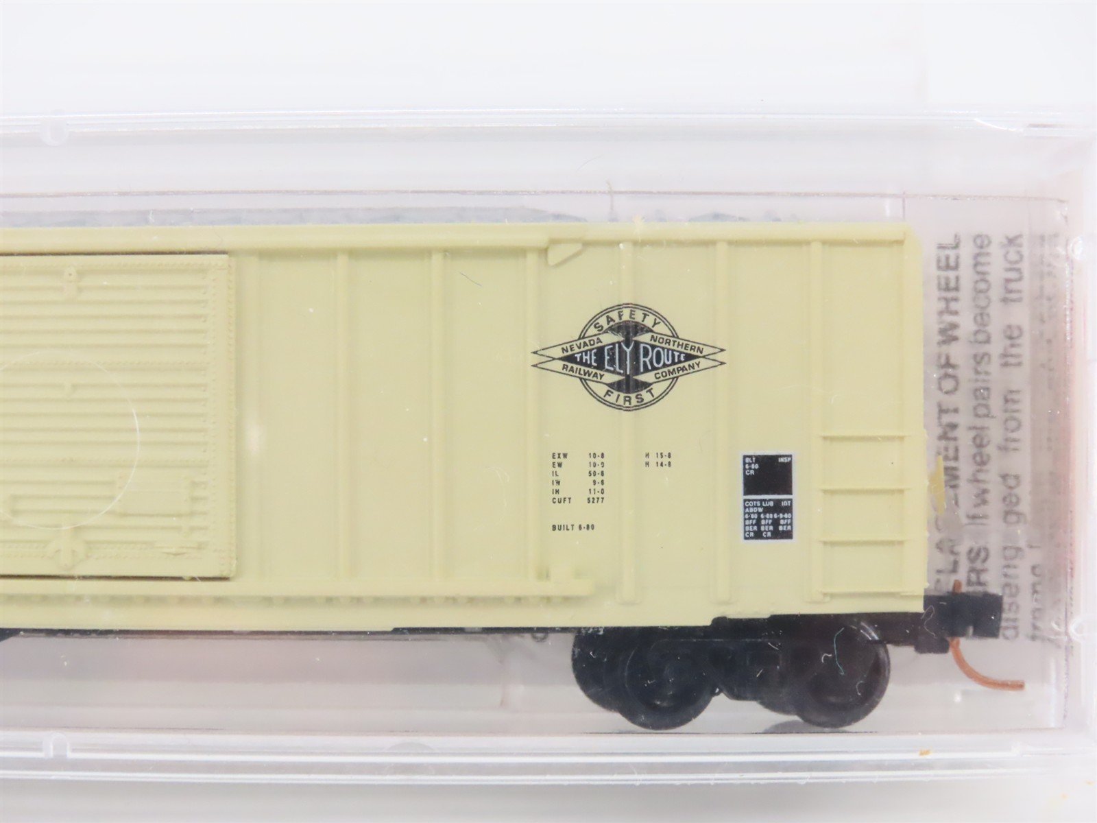 N Scale Micro-Trains MTL 25510 NN Nevada Northern The Ely Route 50' Box Car #223