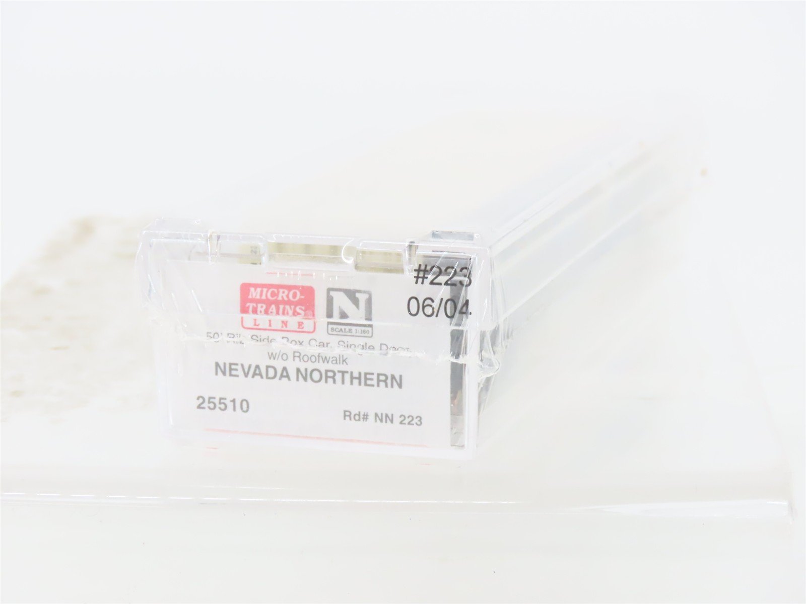 N Scale Micro-Trains MTL 25510 NN Nevada Northern The Ely Route 50' Box Car #223