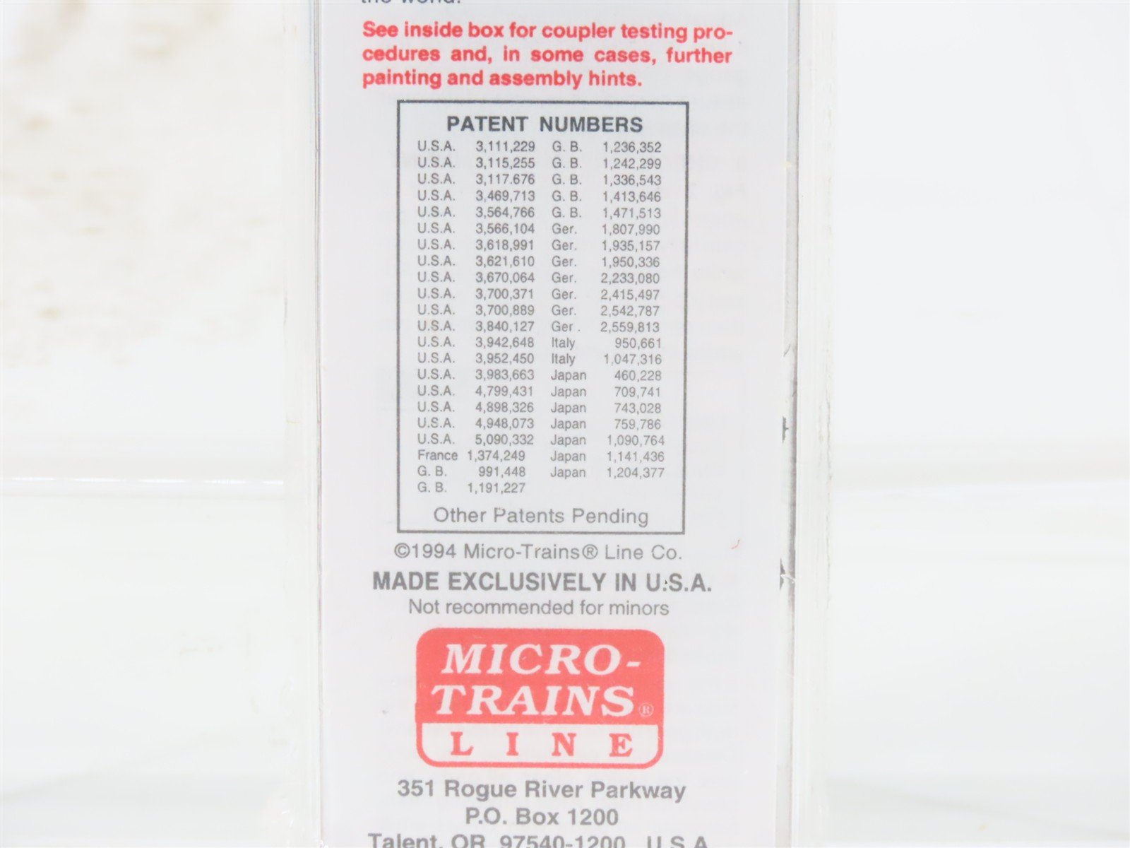N Scale Micro-Trains MTL 29030 NP Northern Pacific 50' Automobile Box Car #8006