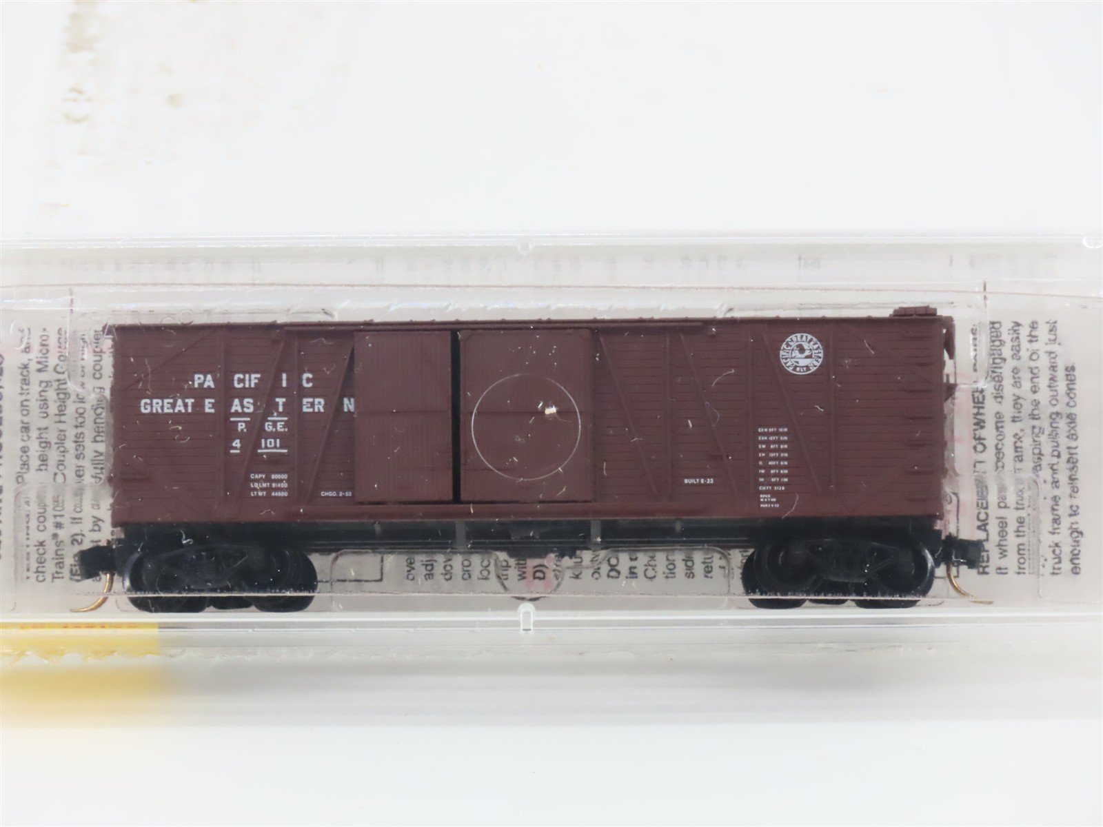 N Scale Micro-Trains MTL 29080 PGE Pacific Great Eastern 40' Box Car #4101