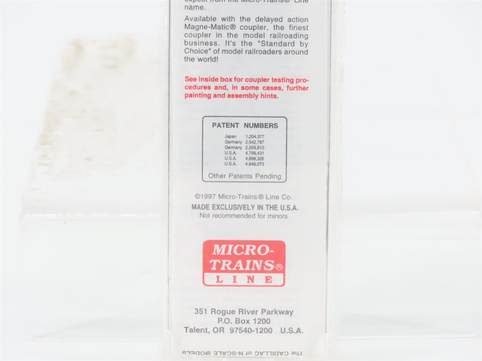 N Scale Micro-Trains MTL 29080 PGE Pacific Great Eastern 40' Box Car #4101
