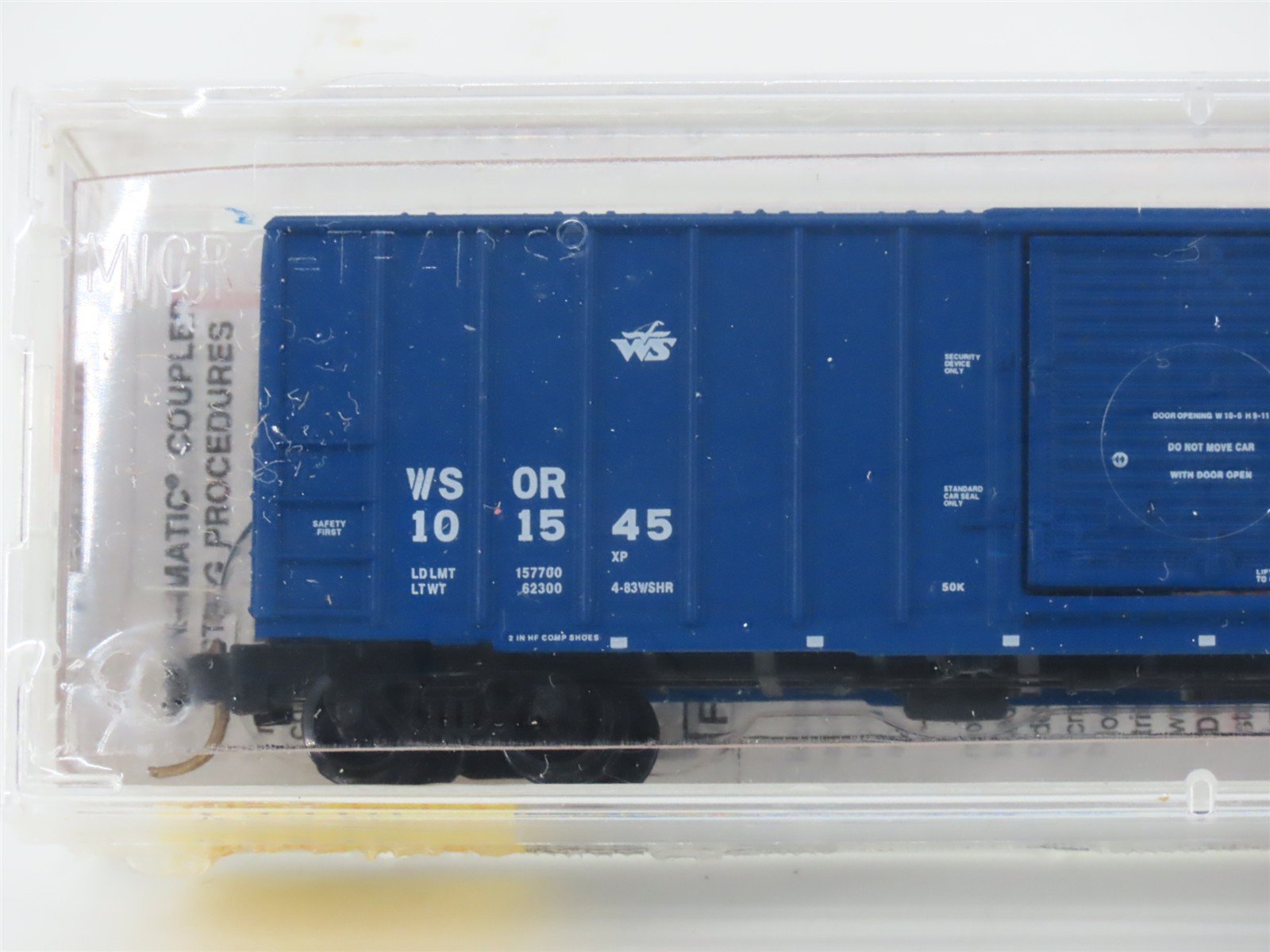 N Scale Micro-Trains MTL 25570 WSOR Wisconsin & Southern 50' Box Car #101545