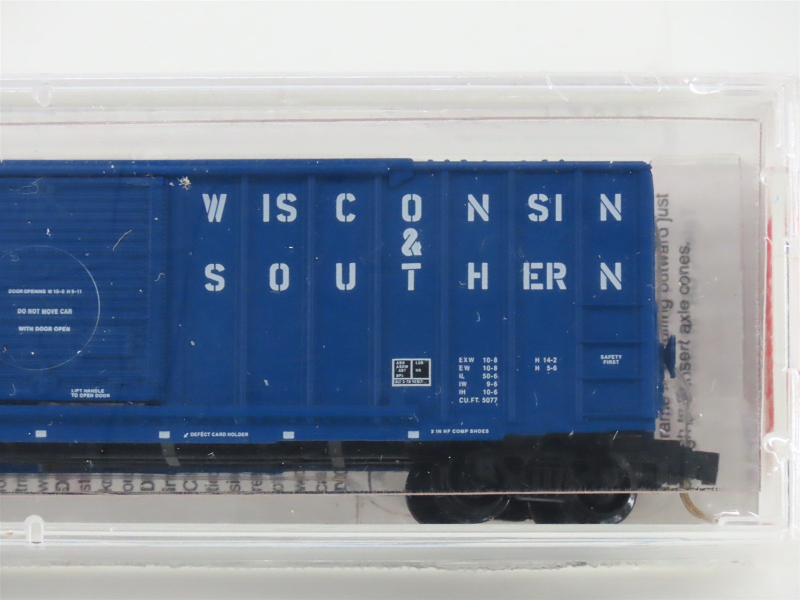 N Scale Micro-Trains MTL 25570 WSOR Wisconsin & Southern 50' Box Car #101545