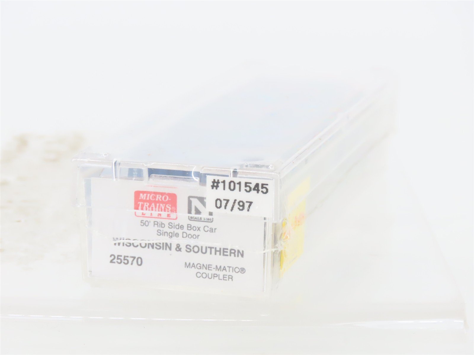 N Scale Micro-Trains MTL 25570 WSOR Wisconsin & Southern 50' Box Car #101545