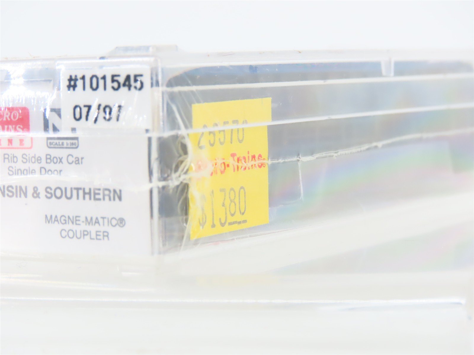 N Scale Micro-Trains MTL 25570 WSOR Wisconsin & Southern 50' Box Car #101545
