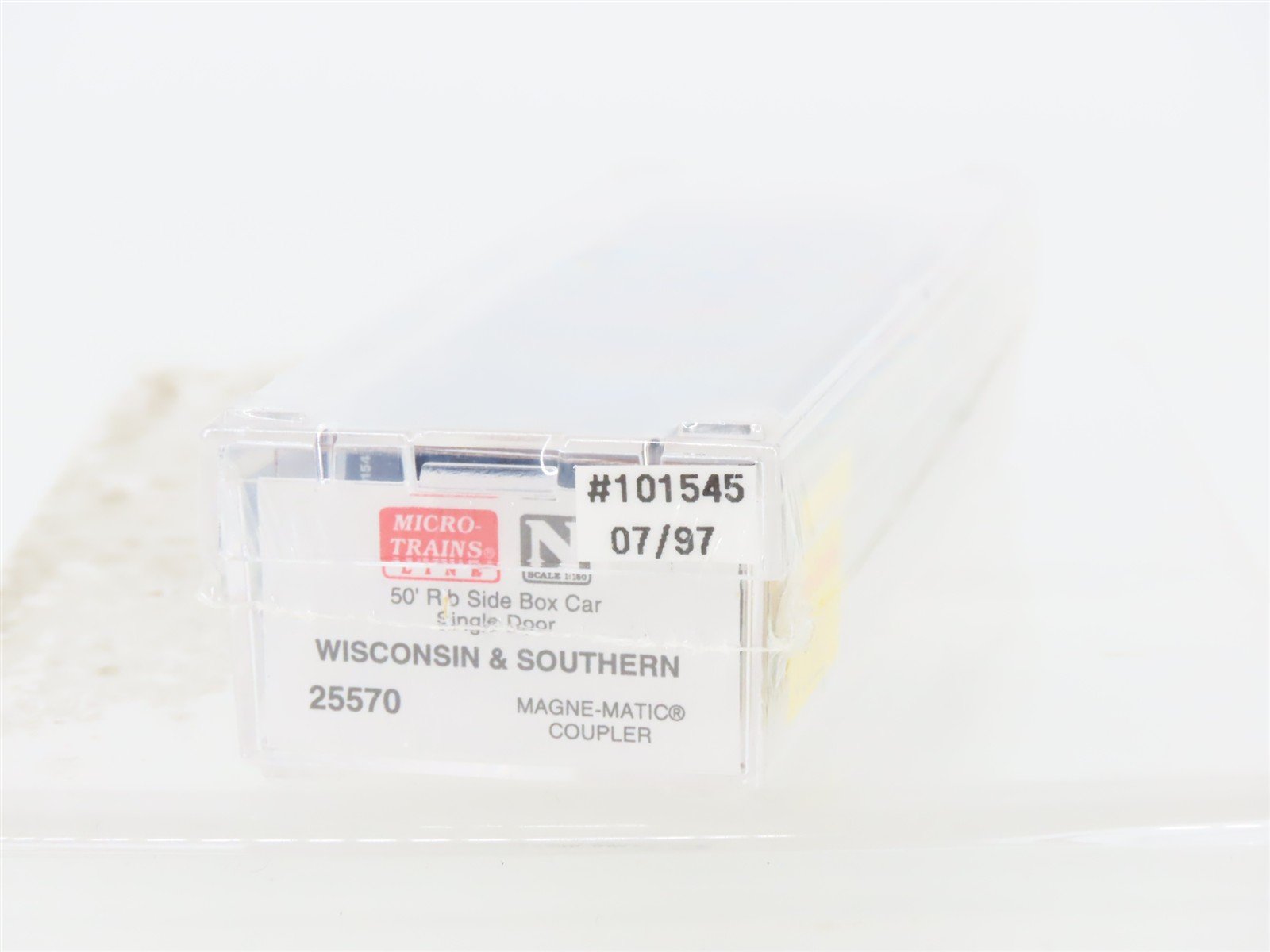 N Scale Micro-Trains MTL 25570 WSOR Wisconsin Southern 50' Box Car #101545