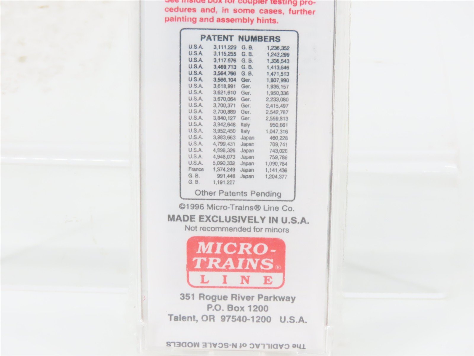 N Scale Micro-Trains MTL 25550/3 CSXT CSX 50' Rib Side Single Door Boxcar 141085