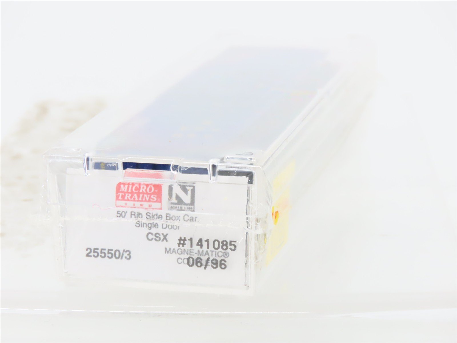N Scale Micro-Trains MTL 25550/3 CSXT CSX 50' Rib Side Single Door Boxcar 141085