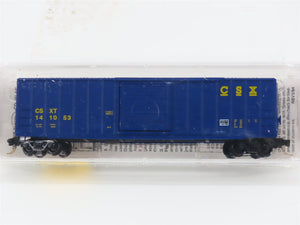N Scale Micro-Trains MTL 25550/1 CSXT CSX 50' Rib Side Single Door Boxcar 141053