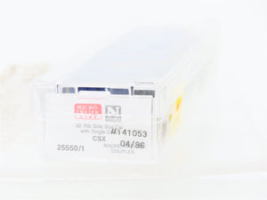 N Scale Micro-Trains MTL 25550/1 CSXT CSX 50' Rib Side Single Door Boxcar 141053