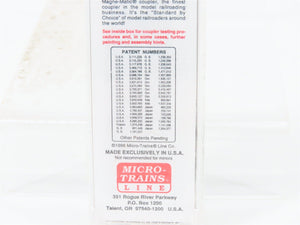 N Scale Micro-Trains MTL 25550/2 CSXT CSX 50' Rib Side Single Door Boxcar 141072