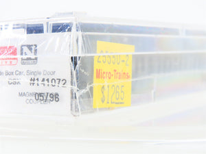 N Scale Micro-Trains MTL 25550/2 CSXT CSX 50' Rib Side Single Door Boxcar 141072
