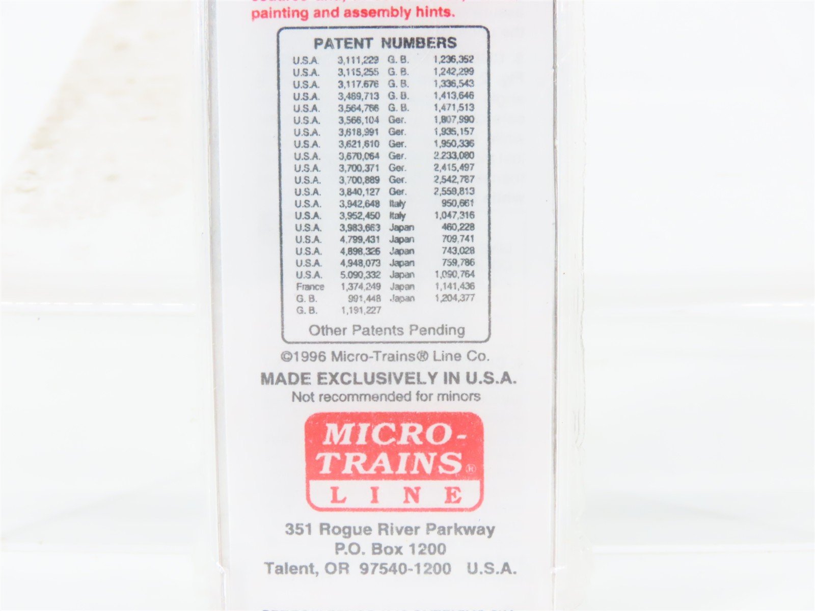 N Scale Micro-Trains MTL 25550/3 CSXT CSX 50' Rib Side Single Door Boxcar 141085