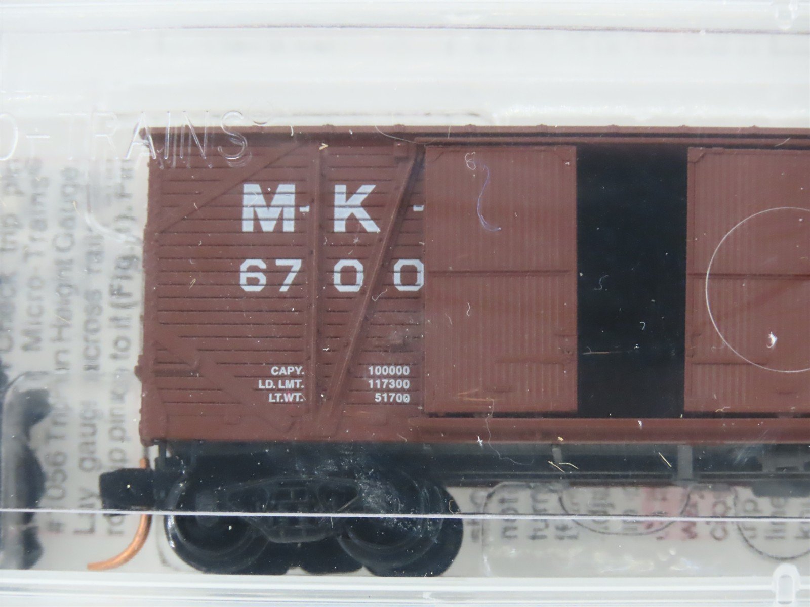 N Scale Micro-Trains MTL 29040 MKT Missouri Kansas Texas 40' Box Car #67007
