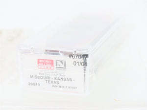 N Scale Micro-Trains MTL 29040 MKT Missouri Kansas Texas 40' Box Car #67007