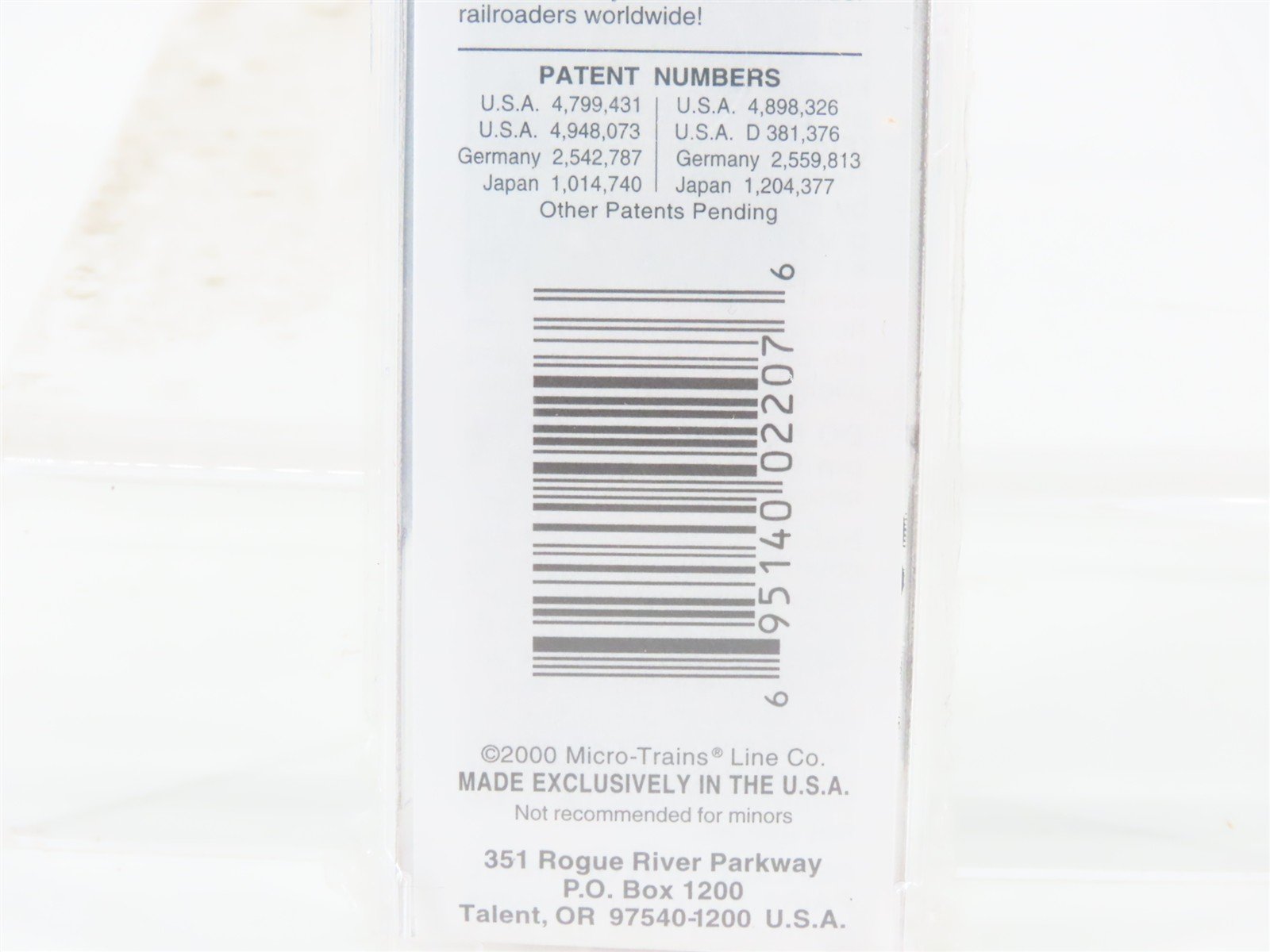 N Scale Micro-Trains MTL 25600 AN Port St. Joe Route 50' Box Car #7033