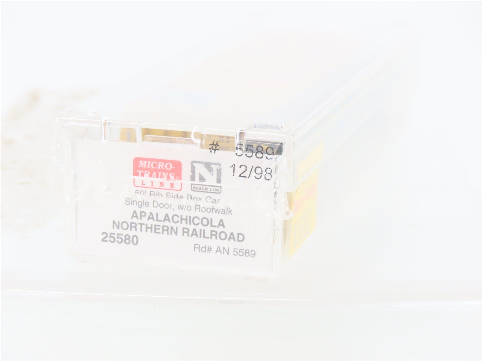 N Scale Micro-Trains MTL 25580 AN Port St. Joe Route 50' Rib Side Box Car #5589