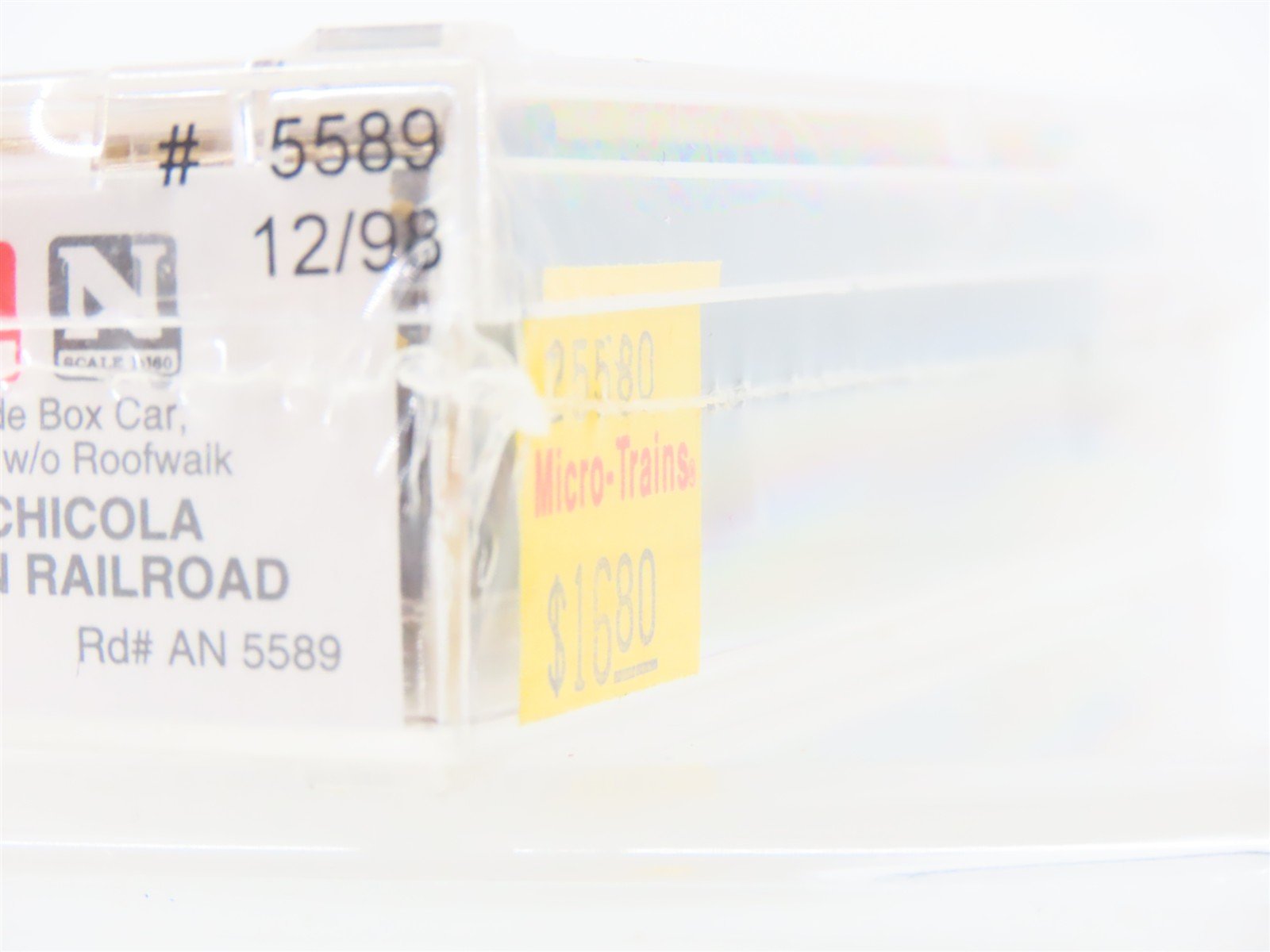 N Scale Micro-Trains MTL 25580 AN Port St. Joe Route 50' Rib Side Box Car #5589