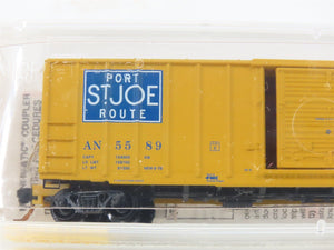 N Scale Micro-Trains MTL 25580 AN Port St. Joe Route 50' Rib Side Box Car #5589