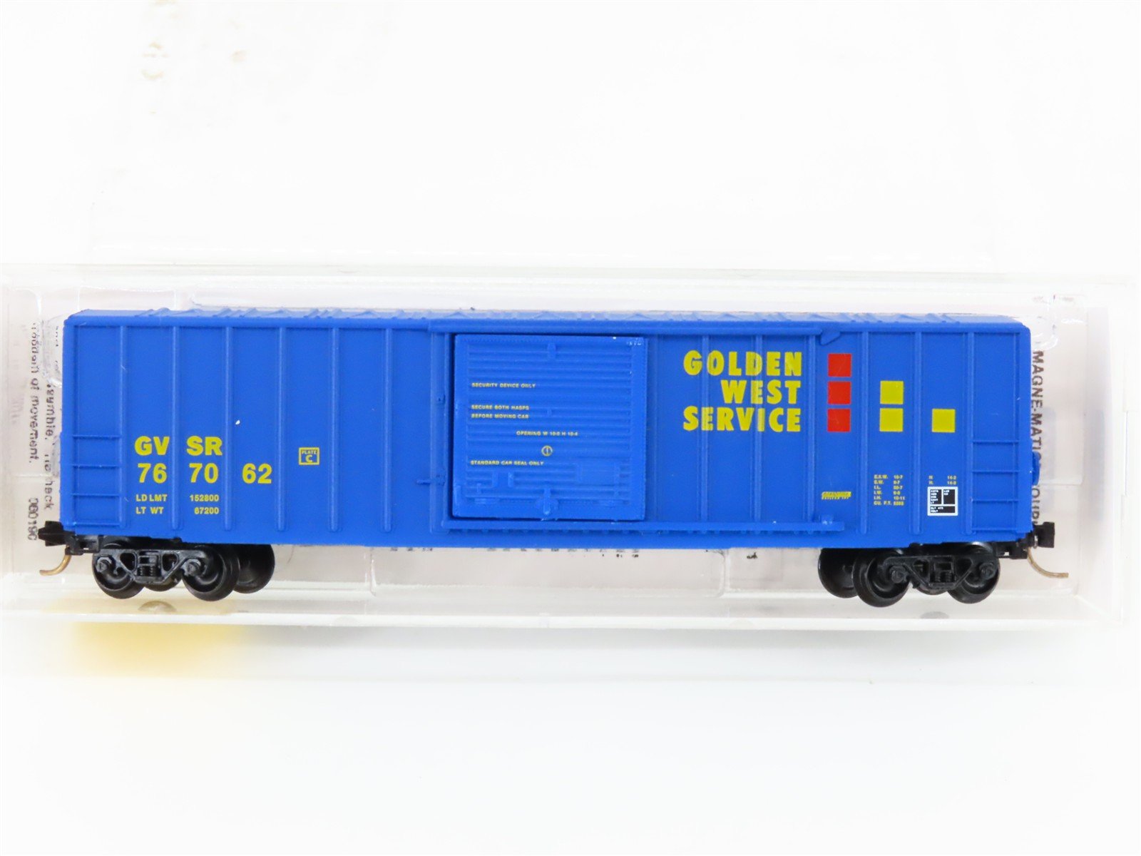 N Scale Micro-Trains MTL 25520 GVSR Golden West Service 50' Box Car #767062