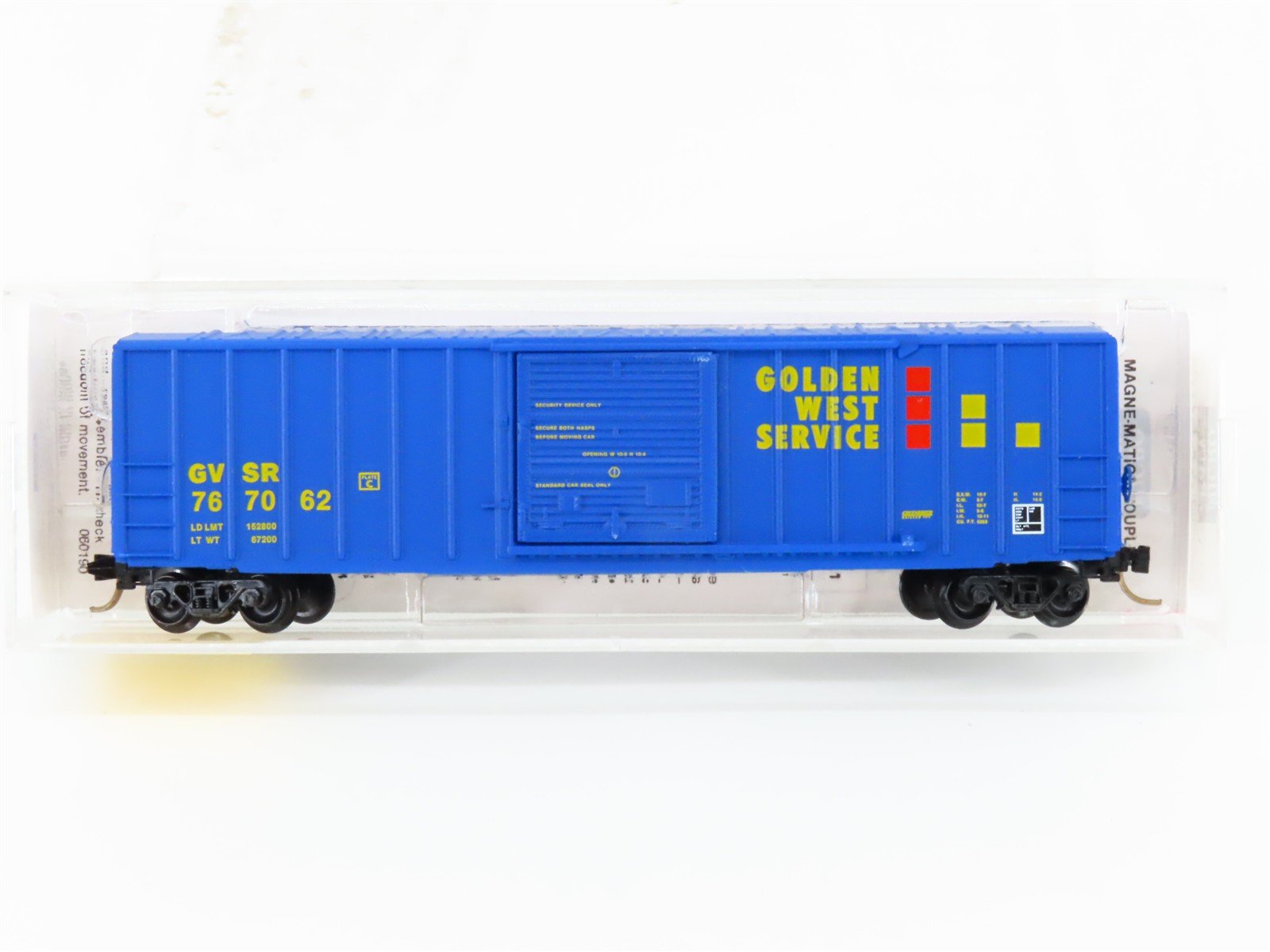 N Scale Micro-Trains MTL 25520 GVSR Golden West Service 50' Box Car #767062