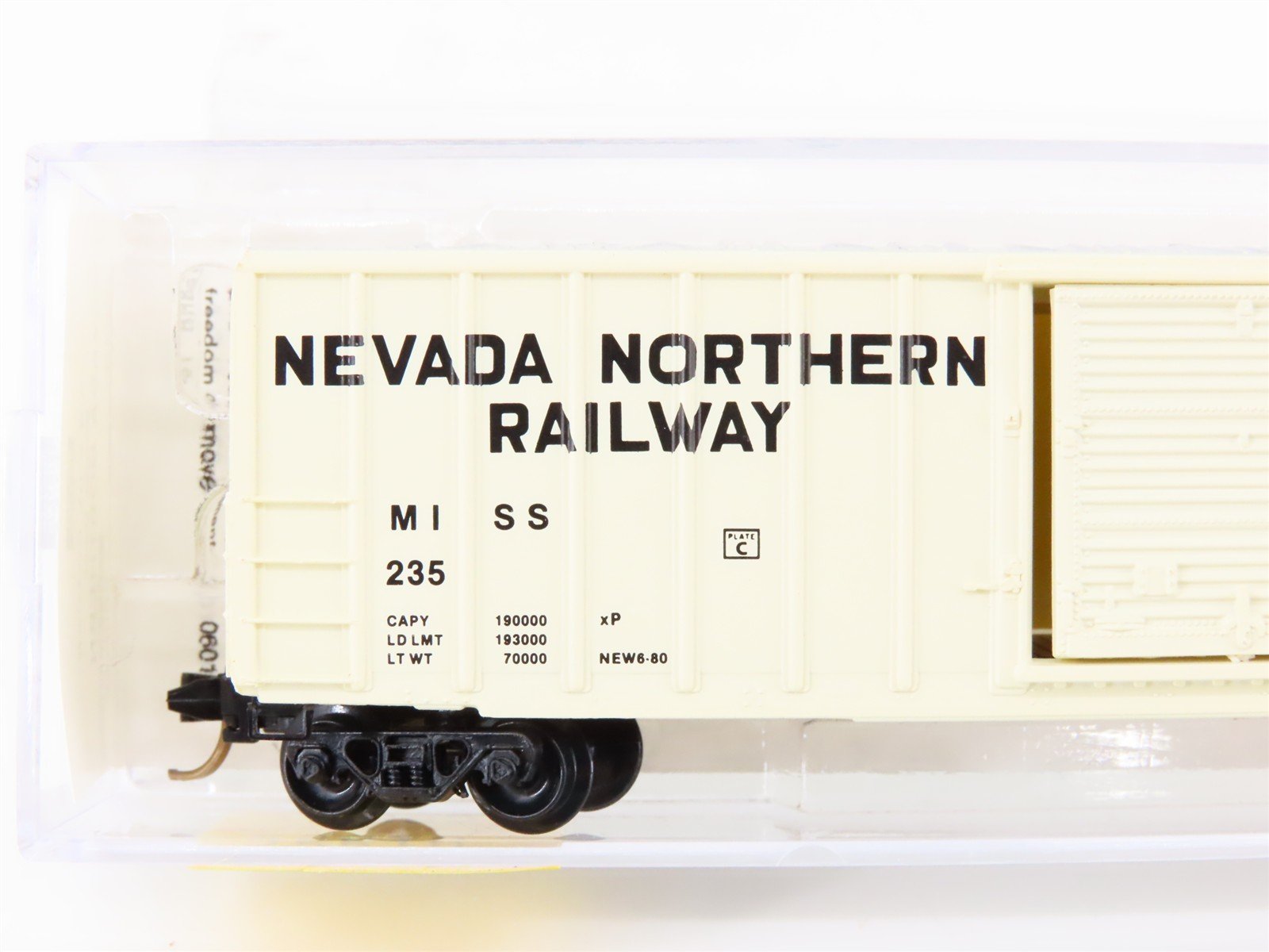 N Scale Micro-Trains MTL 25510 MISS Nevada Northern The Ely Route 50' Boxcar 235