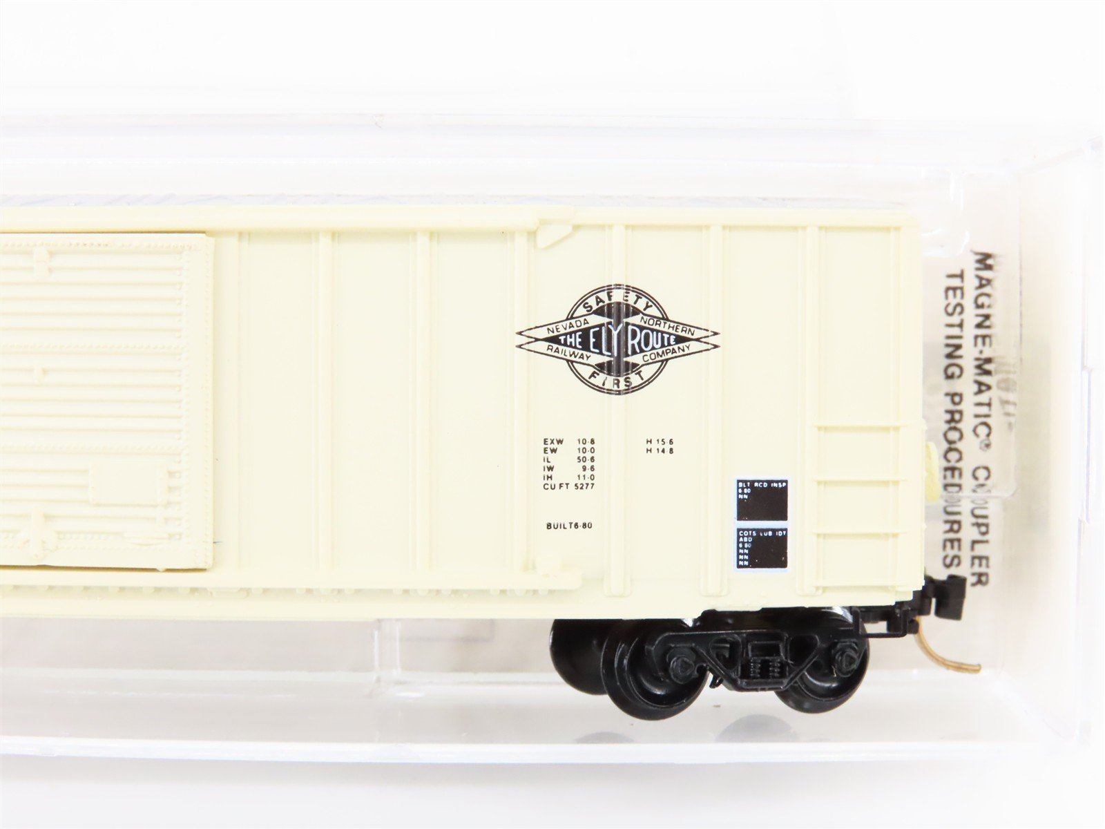 N Scale Micro-Trains MTL 25510 MISS Nevada Northern The Ely Route 50' Boxcar 235