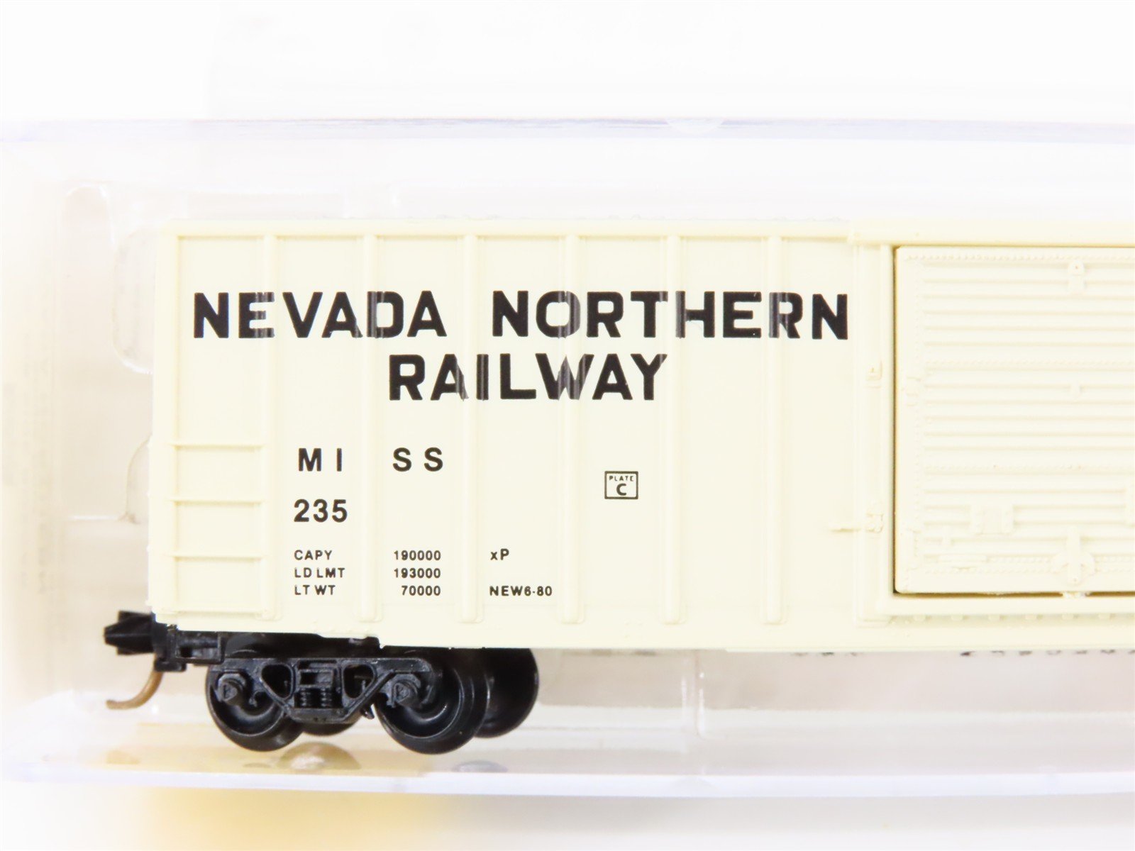 N Scale Micro-Trains MTL 25510 MISS Nevada Northern The Ely Route 50' Boxcar 235