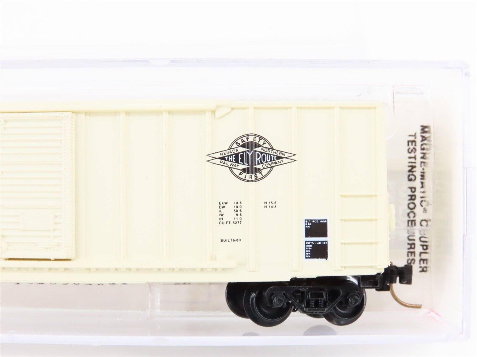 N Scale Micro-Trains MTL 25510 MISS Nevada Northern The Ely Route 50' Boxcar 235