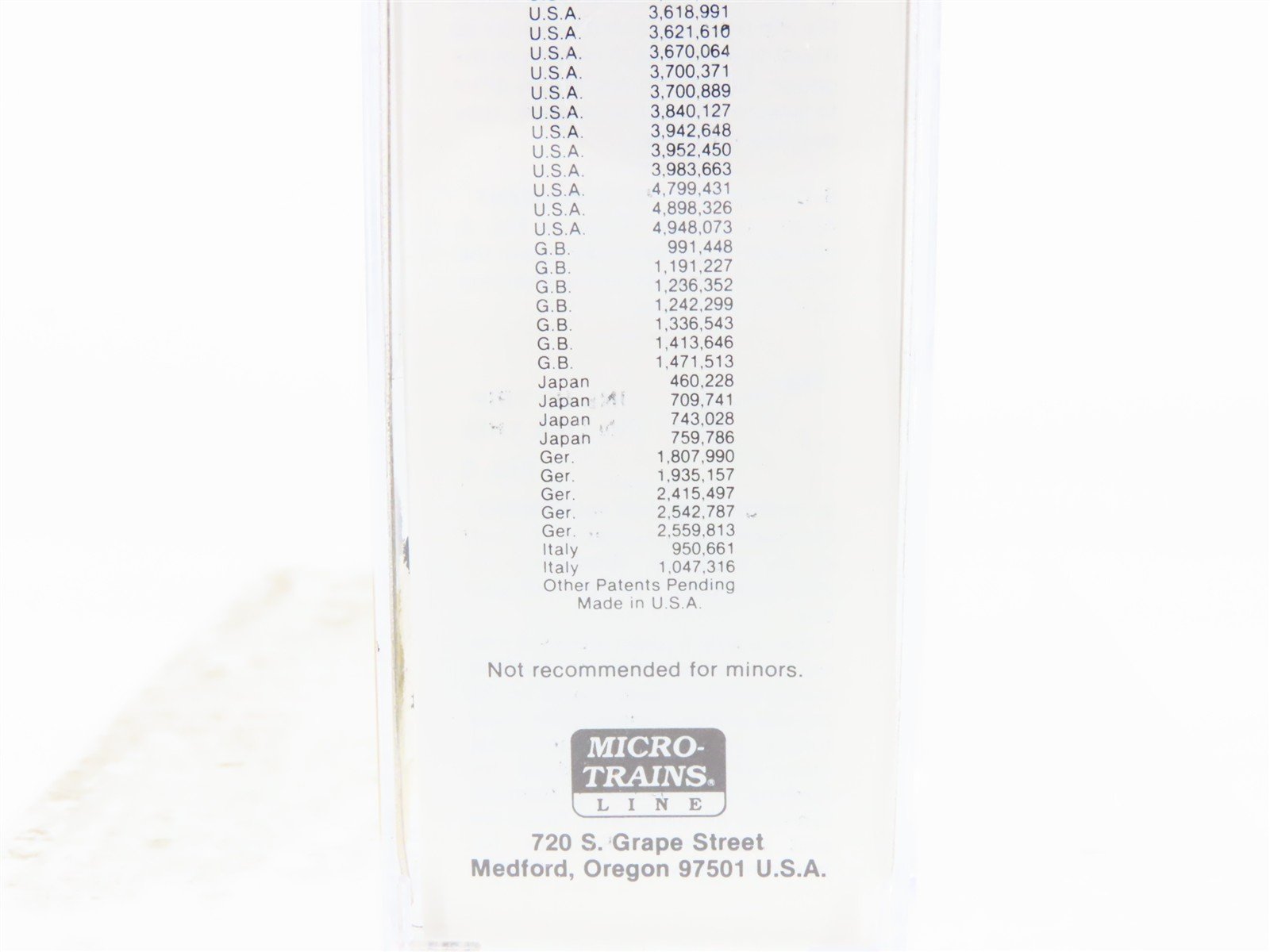N Scale Micro-Trains MTL 25510 MISS Nevada Northern The Ely Route 50' Boxcar 235