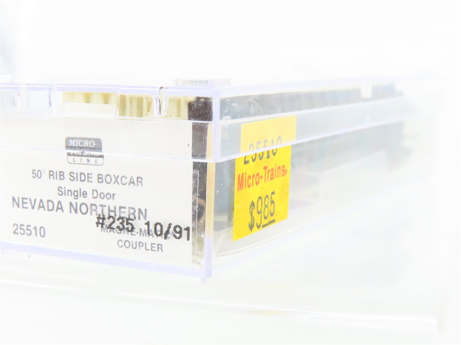 N Scale Micro-Trains MTL 25510 MISS Nevada Northern The Ely Route 50' Boxcar 235