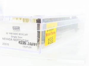 N Scale Micro-Trains MTL 25510 MISS Nevada Northern The Ely Route 50' Boxcar 235