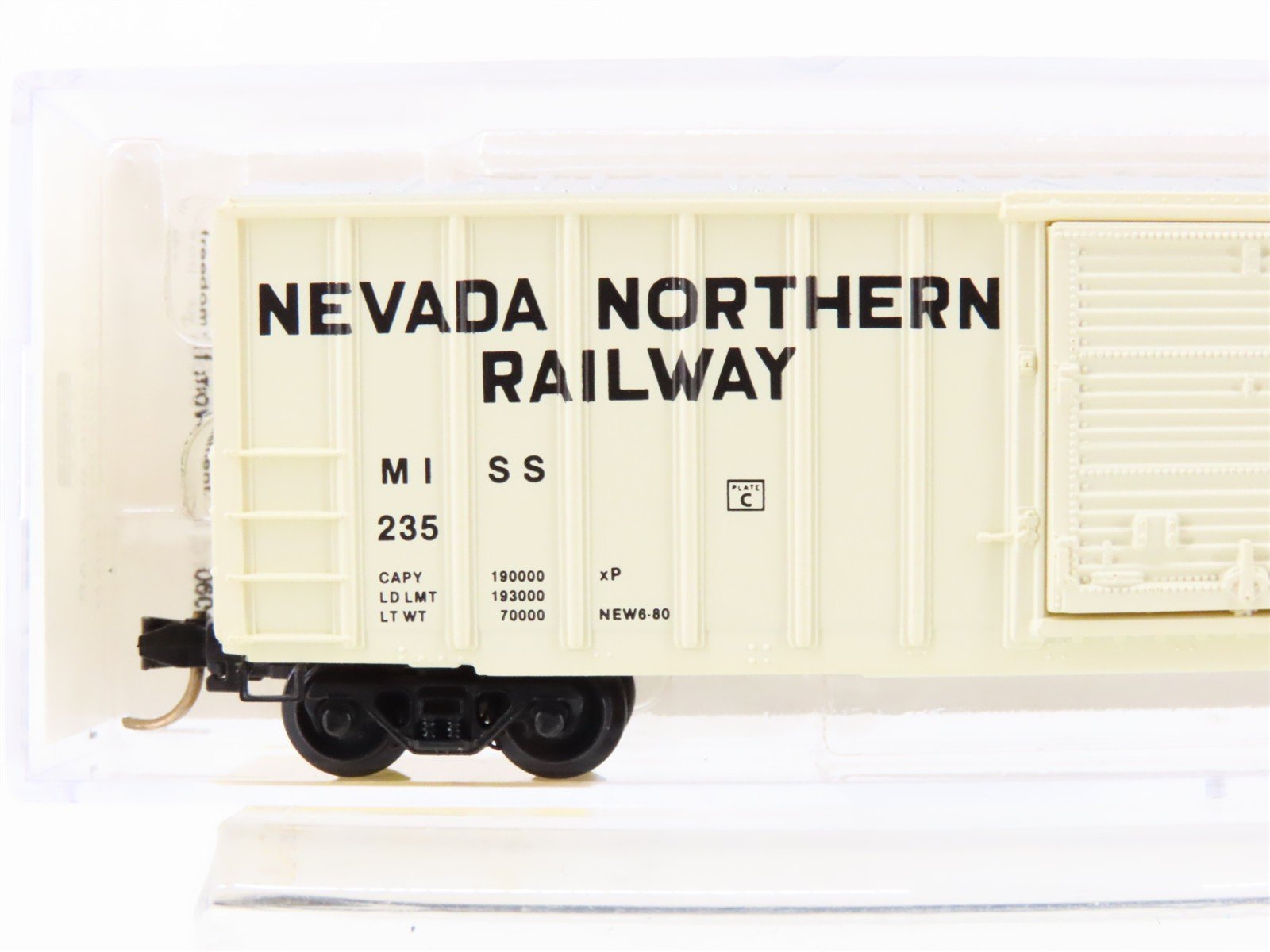 N Scale Micro-Trains MTL 25510 MISS Nevada Northern The Ely Route 50' Boxcar 235