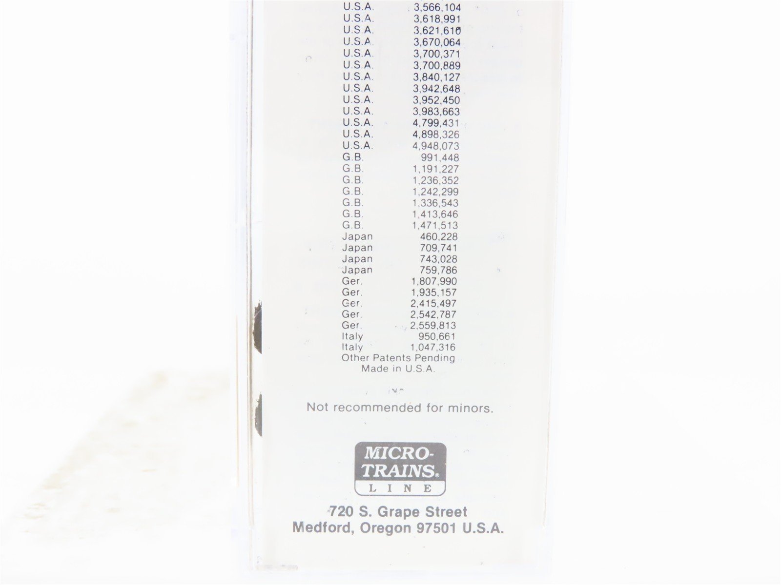 N Scale Micro-Trains MTL 25510 MISS Nevada Northern The Ely Route 50' Boxcar 235