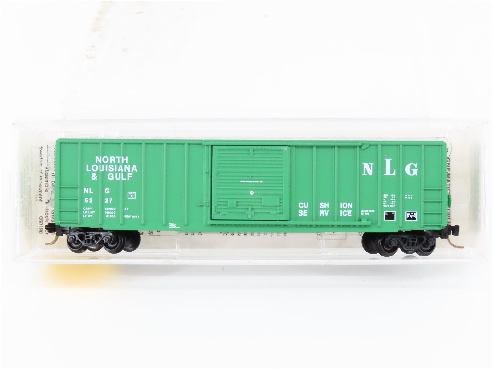 N Scale Micro-Trains MTL 25530 NLG North Louisiana & Gulf 50' Box Car #5227