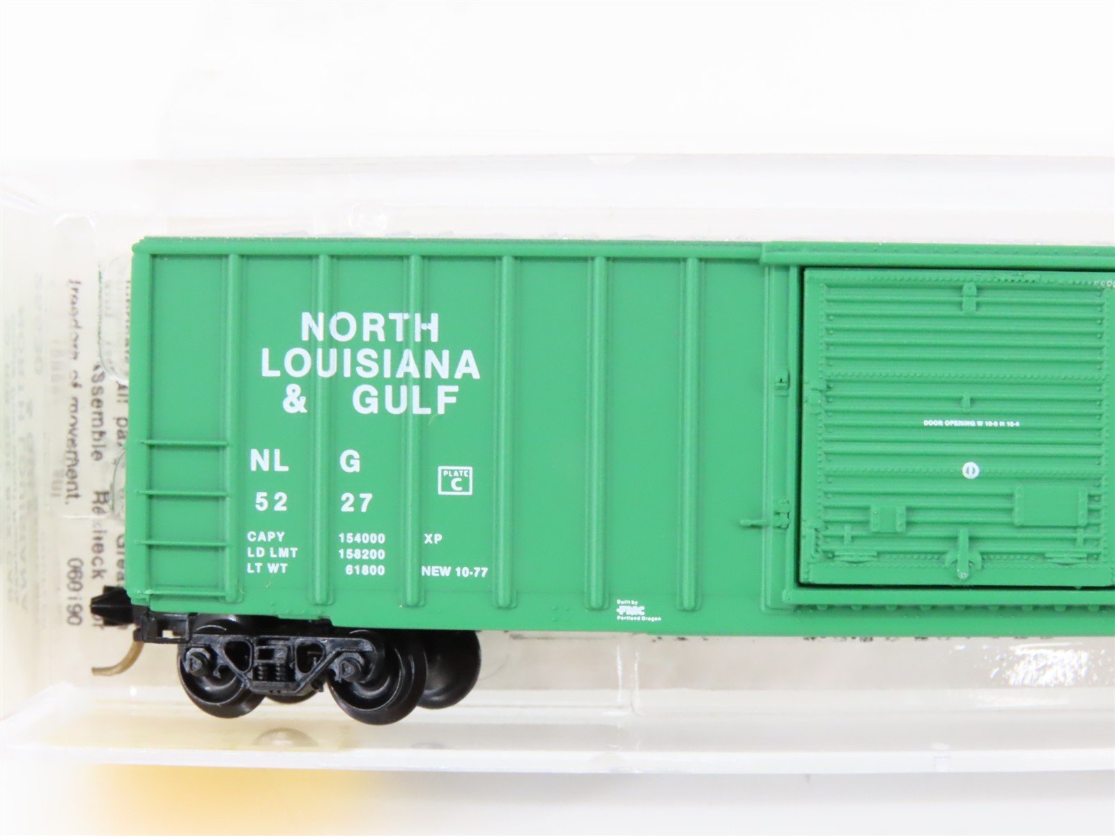 N Scale Micro-Trains MTL 25530 NLG North Louisiana & Gulf 50' Box Car #5227