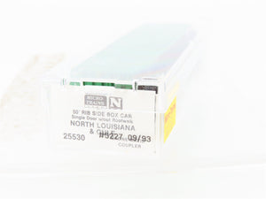 N Scale Micro-Trains MTL 25530 NLG North Louisiana & Gulf 50' Box Car #5227