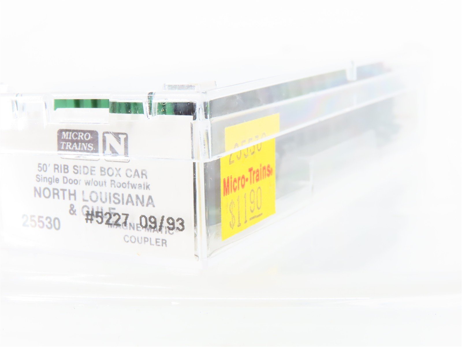 N Scale Micro-Trains MTL 25530 NLG North Louisiana & Gulf 50' Box Car #5227