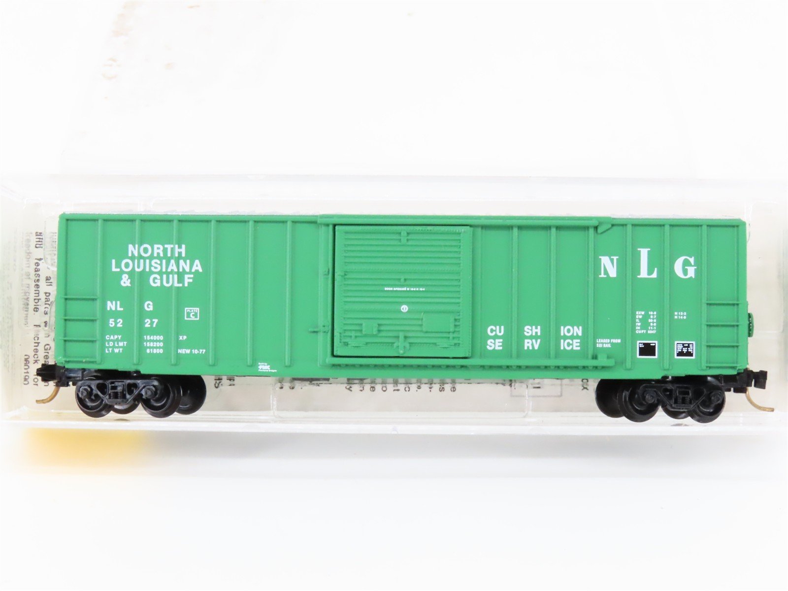 N Scale Micro-Trains MTL 25530 NLG North Louisiana & Gulf 50' Box Car #5227